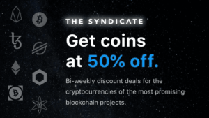 Crypto.com syndicate, get crypto with 50% off